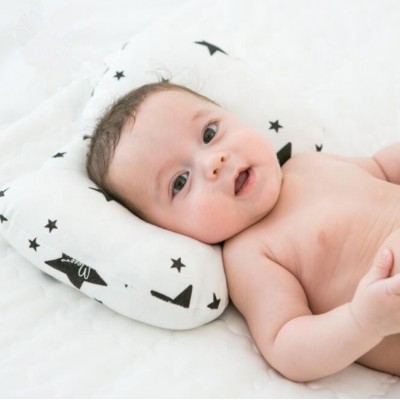 100% Cotton Baby Head Shaping Pillow Flat Head Baby Sleeping Pillow For Newborn