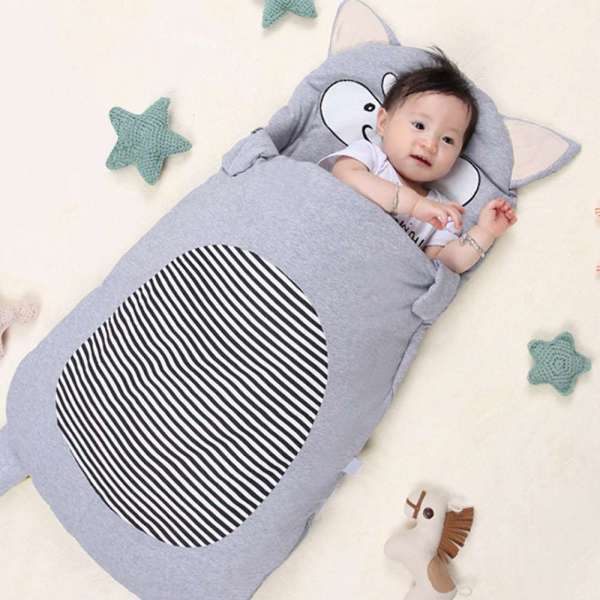 Hot Sale carton animals cotton sleeping bag  for baby